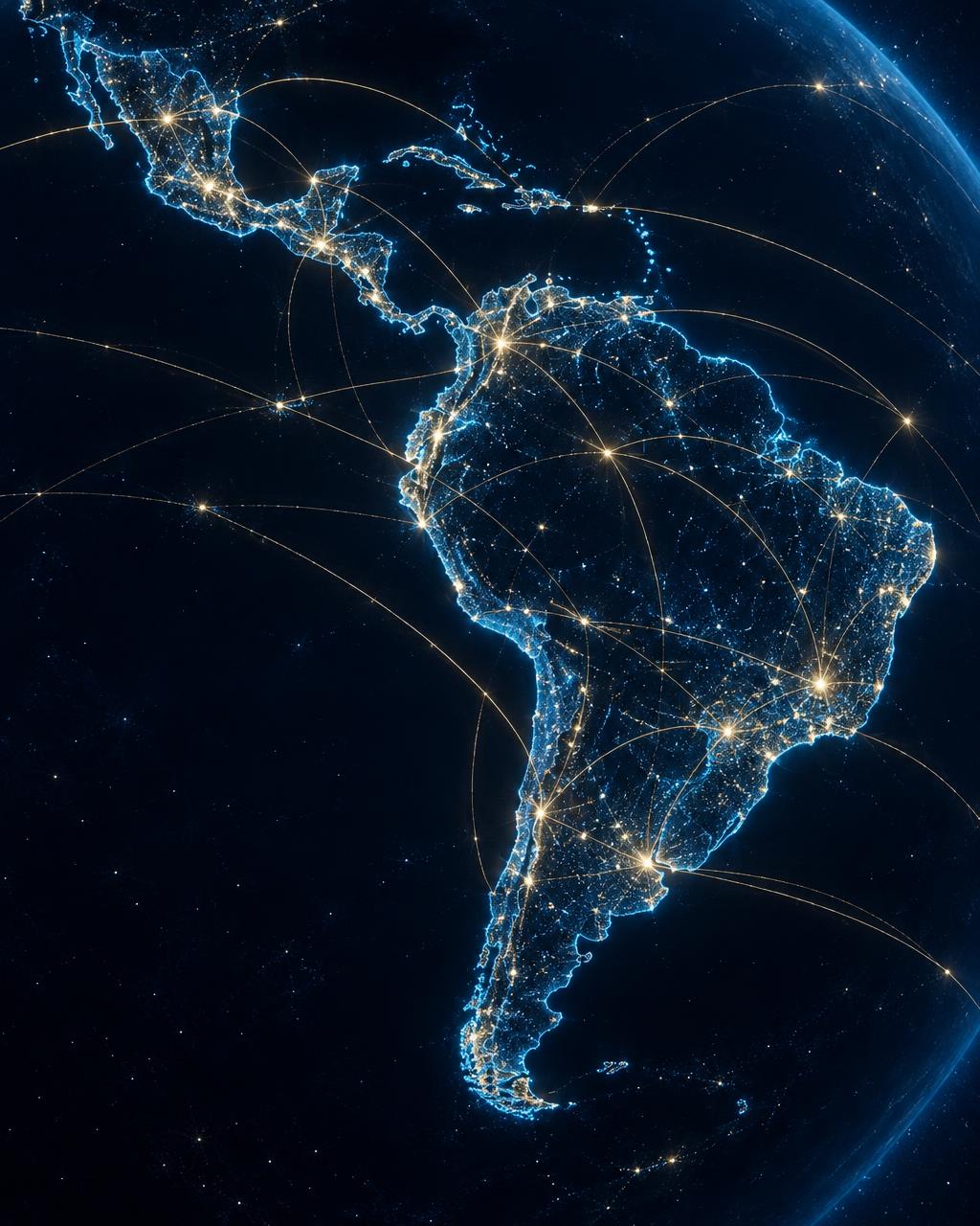 Presença na América Latina, conexões globais